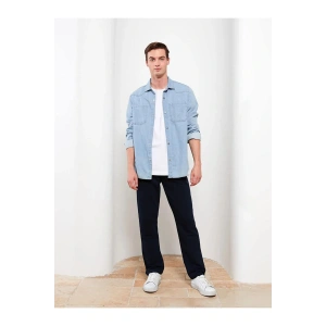 LCWAIKIKI Basic Lacivert Rahat Kalıp Erkek Eşofman Altı