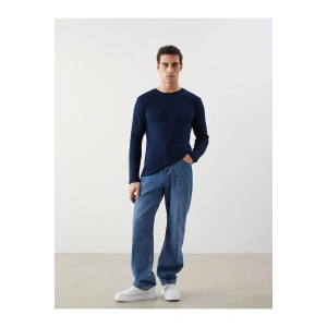 LCWAIKIKI Classic Bisiklet Yaka Erkek Sweatshirt (W5)