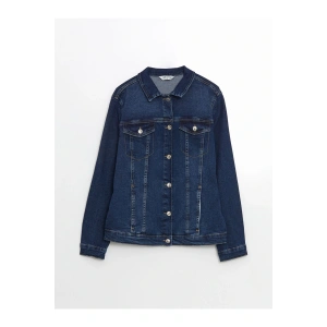 LCWAIKIKI Classic Gömlek Yaka Kadın Jean Ceket