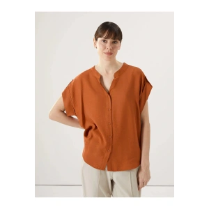 LCWAIKIKI Classic Kaçık Yaka Oversize Kadın Bluz