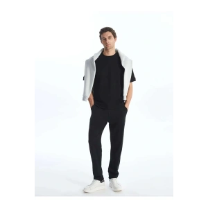 LCWAIKIKI Classic Siyah Standart Kalıp Erkek Eşofman Altı