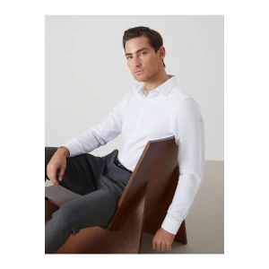 LCWAIKIKI Formal Slim Fit Uzun Kollu Oxford Erkek Gömlek