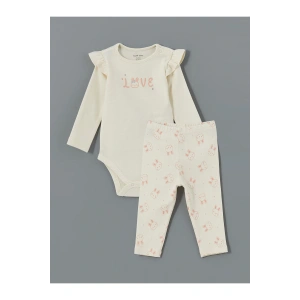 Lcwk Bisiklet Yaka Kız Bebek Hastane Çıkış Seti