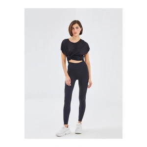 Lcwk Kadın Beli Lastikli Ekstra Dar Fit Düz Tayt