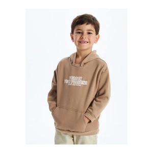 Lcwk Kapüşonlu Baskılı Erkek Çocuk Sweatshirt