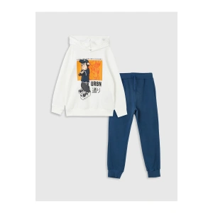 Lcwk Nostaljik Maymun Baskılı Erkek Çocuk Hoodie Ve Eşofman Altı