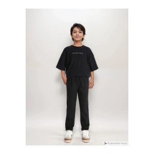 Lw - Beli Lastikli Erkek Çocuk Pantolon