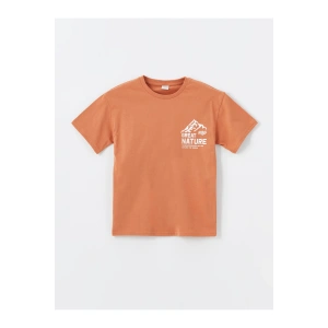 Oversize Bisiklet Yaka Erkek Çocuk Tişört