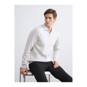 Polo Yaka Erkek Triko Kazak