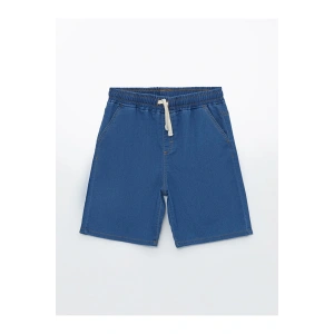 Rahat Kalıp Beli Lastikli Erkek Çocuk Jean Şort