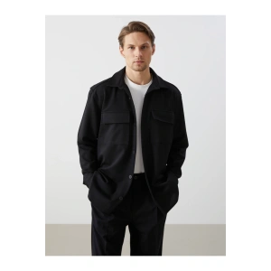 Regular Fit Uzun Kollu Erkek Gömlek Ceket