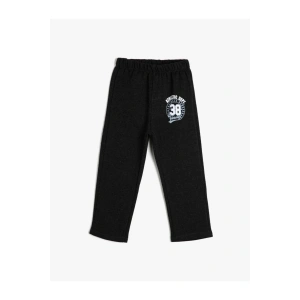 Siyah Erkek Çocuk Eşofman Altı