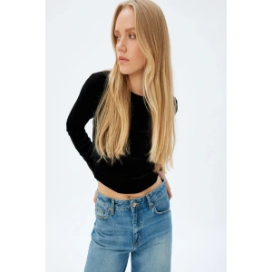 Siyah Kadın T-Shirt 5WAK50037EK