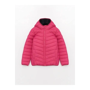 SOUTHBLUE Fuşya Kapüşonlu Kız Çocuk Şişme Mont