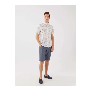 SOUTHBLUE Standart Kalıp Armürlü Erkek Bermuda Şort