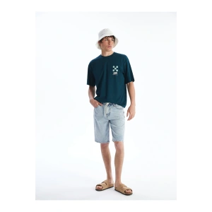 Standart Kalıp Erkek Jean Şort