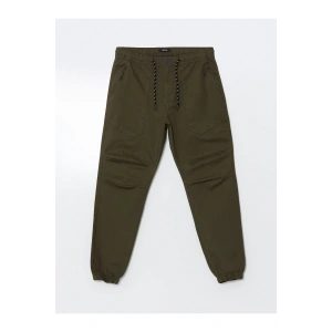 Standart Kalıp Gabardin Erkek Jogger Pantolon