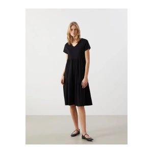 V Yaka Kadın Elbise (S5)