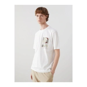 XSIDE Bisiklet Yaka Kısa Kollu Baskılı Penye Erkek Tişört