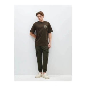 XSIDE Haki Slim Fit Erkek Kargo Pantolon