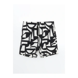XSIDE Kısa Boy Desenli Erkek Deniz Şortu