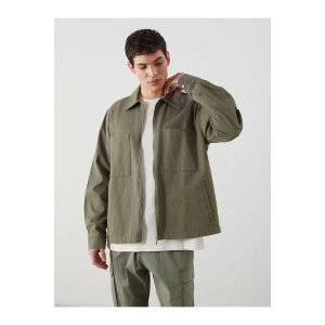 XSIDE Rahat Kalıp Uzun Kollu Erkek Gömlek Ceket