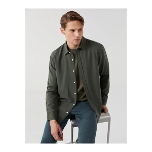 XSIDE Regular Fit Uzun Kollu Gabardin Erkek Gömlek