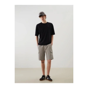 XSIDE Standart Kalıp Gabardin Erkek Kargo Şort