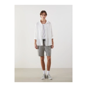 XSIDE Standart Kalıp Poplin Erkek Şort