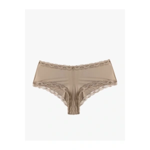 Yüksek Bel Dantelli Hipster Külot