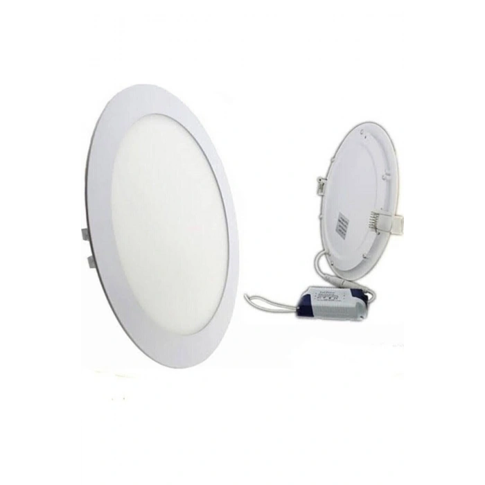 18w Tasarruflu Led Yuvarlak Beyaz Işık Sıva Altı Slim Panel Tavan Aydınlatma Armatürü-6 Adettir