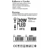 30wat Tasarruflu E27 Beyaz Renk Torch Led Ampul-6 Adettir