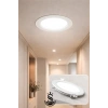 18w Tasarruflu Led Yuvarlak Beyaz Işık Sıva Altı Slim Panel Tavan Aydınlatma Armatürü-1 Adettir