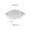 18w Tasarruflu Led Yuvarlak Beyaz Işık Sıva Altı Slim Panel Tavan Aydınlatma Armatürü-6 Adettir