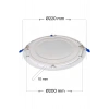 18w Tasarruflu Led Yuvarlak Beyaz Işık Sıva Altı Slim Panel Tavan Aydınlatma Armatürü-10 Adettir
