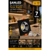7w Sıva Altı Oynar Başlık Gu10 Kare Siyah Kasa Gün Işığı Led Spot Lamba-4 Adet
