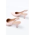 ST-1152 Pembe Rugan Günlük 7 cm Topuklu Kadın Ayakkabı