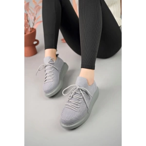 Kömen Ch307 Rt Tricot Kadın Ayakkabı Grı