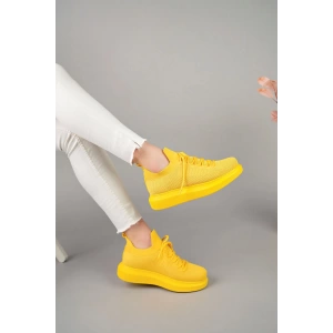 Kömen Ch307 Rt Tricot Kadın Ayakkabı Sarı
