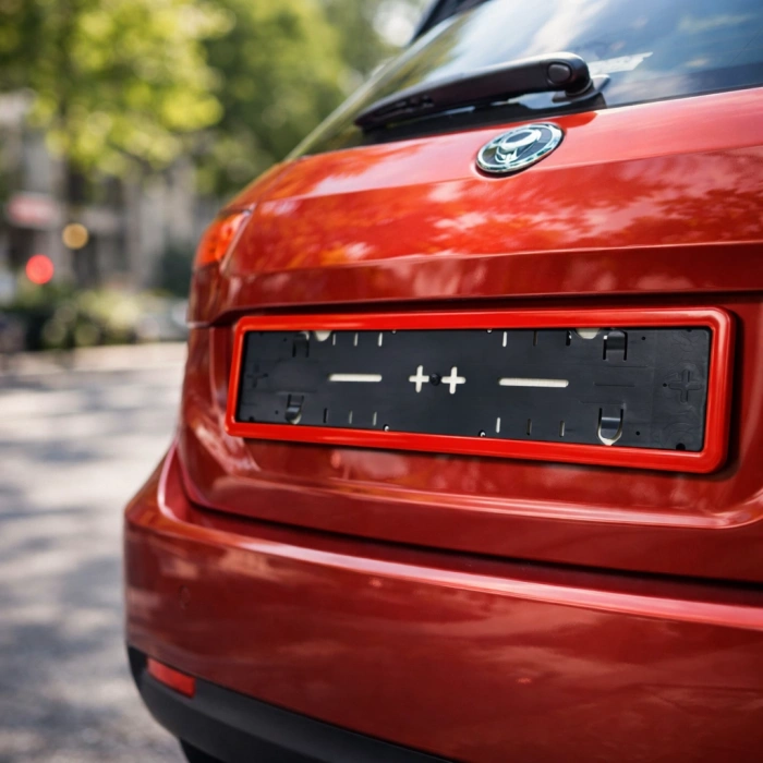 Toptan Takkolay Geçmeli Pratik Çerçeveli Düz Renkler 1 Adet plakalık Renk Seçiniz