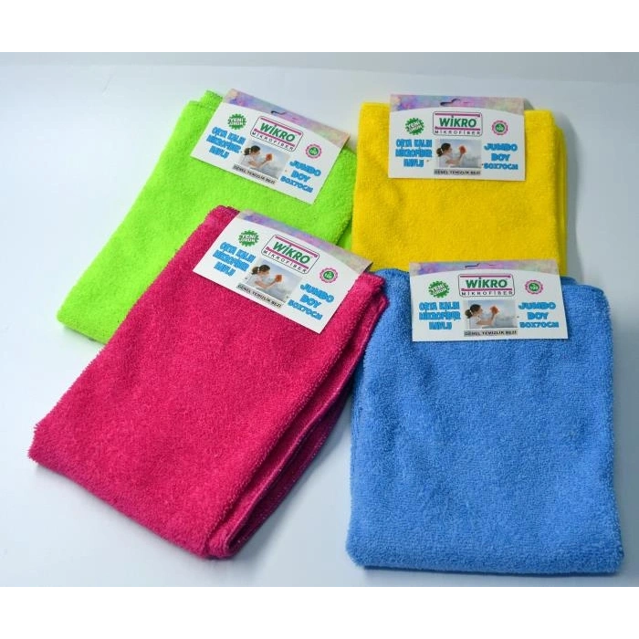 Toptan Araç Silme Kurulama Bezi Orta Kalın Mikrofiber 50x70cm