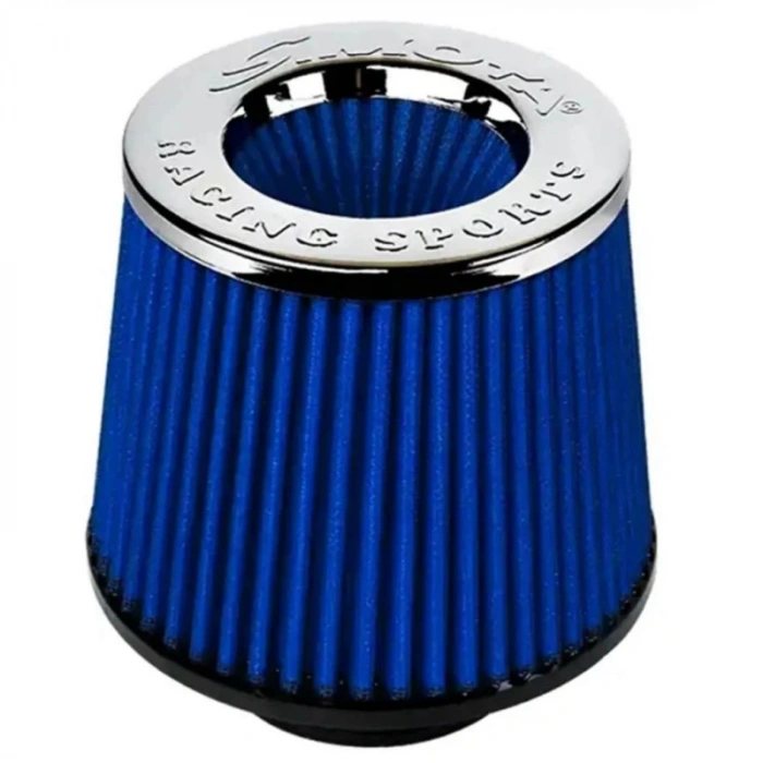 Toptan Simota Model Mavi/krom Spor Açık Hava Filtresi 7.6cm