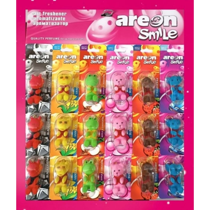 Toptan Areon 18 Li Stand Smile Ayıcık Modelleri