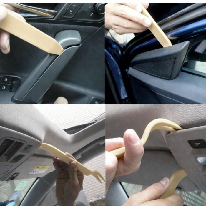 Toptan Oto Teyp Döşeme Trim Sökme Kapı Döşeme Trim Sökme Aparatı 4lü Set