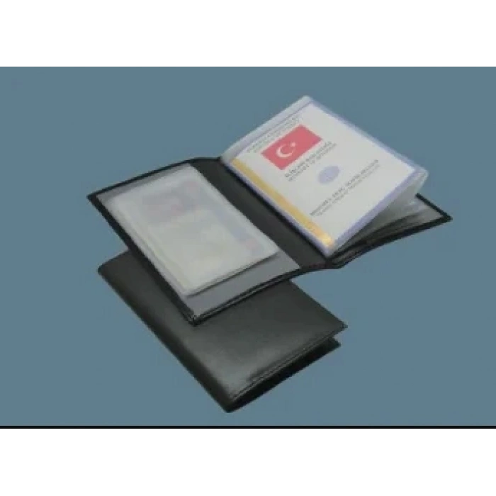 Toptan Araç Ruhsat Kabı Düz Renk