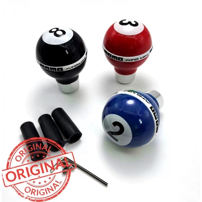 Toptan Bilardo Topu Modeli İthal Momo Vites Topuzu (Renk Seçiniz)