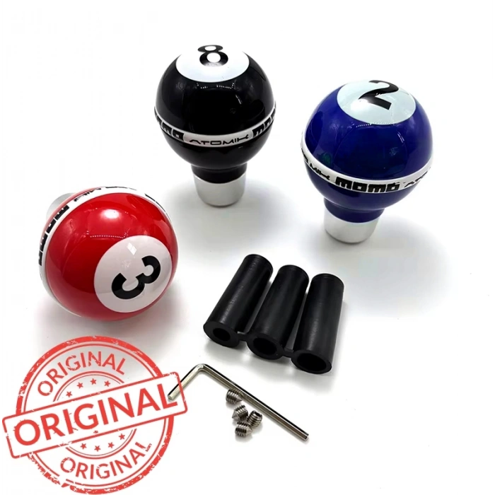 Toptan Bilardo Topu Modeli İthal Momo Vites Topuzu (Renk Seçiniz)
