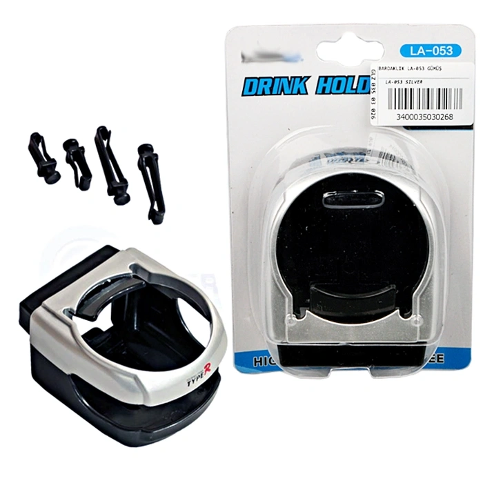 Toptan Araç İçi Bardaklık Tutucu ızgaraya Geçen Aparatlı Renk Seçiniz