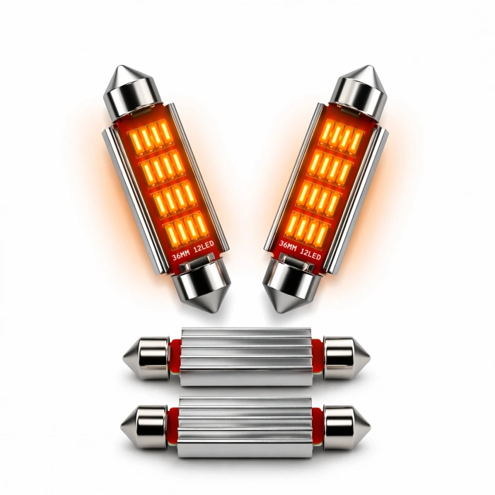 Toptan Sofit Led Turuncu Renk 36mm Soğutuculu Takım