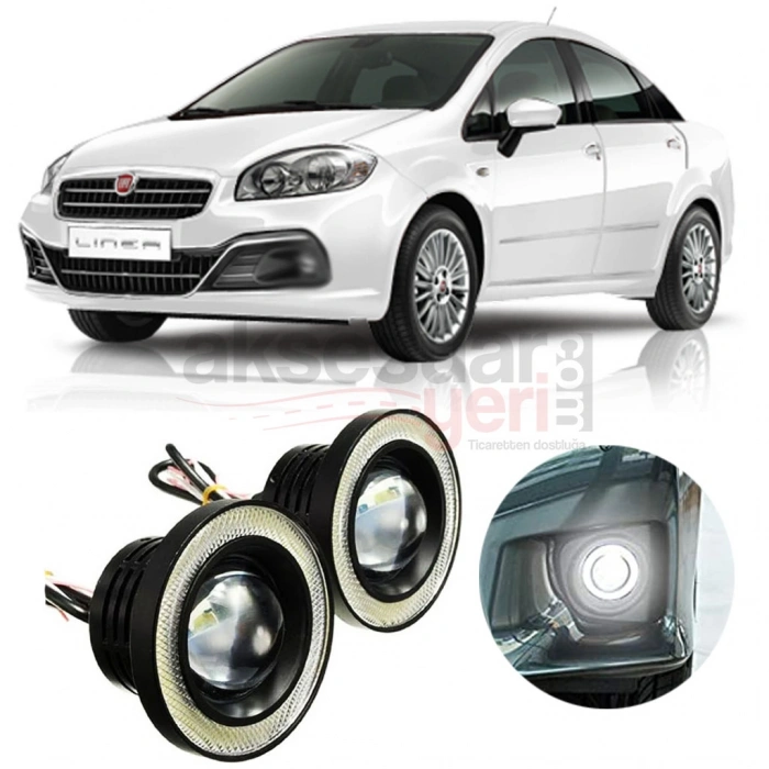 Toptan Angel Sis Farı Mercekli Sis Farı 76mm Beyaz Renk